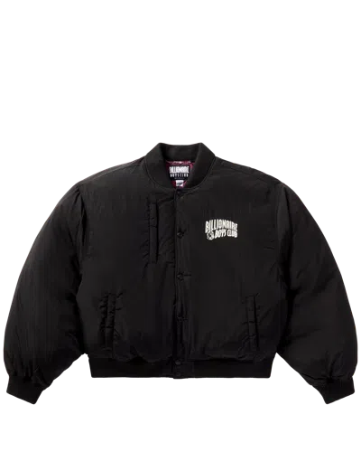 Billionaire Boys Club Kids' Puffer Baseball Jacket In Black