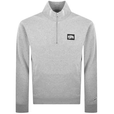 Billionaire Boys Club Quarter Zip Sweatshirt Grey