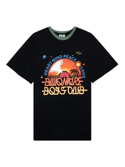 Billionaire Boys Club Record-print T-shirt In Black