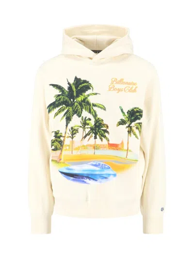 Billionaire Boys Club 'resort' Hoodie - Cream In Multi