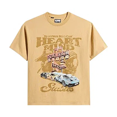 Pre-owned Billionaire Boys Club Ride Stables Short-sleeve Knit (cropped Fit) 'curry' | Yellow | Men's Size Xxl