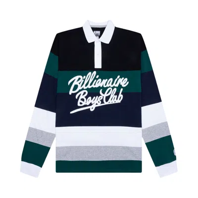 Pre-owned Billionaire Boys Club Rugby Jersey Long-sleeve Knit 'black' | Men's Size Xxl