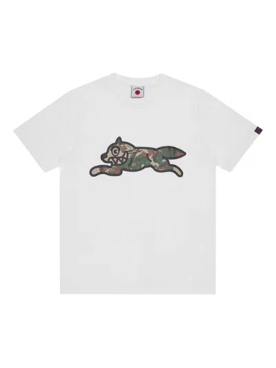 Billionaire Boys Club Running Dog Cotton T-shirt In White