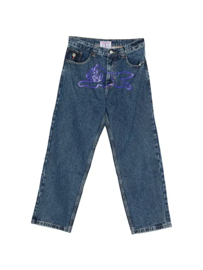 Billionaire Boys Club Running Dog Denim Jeans In Blue