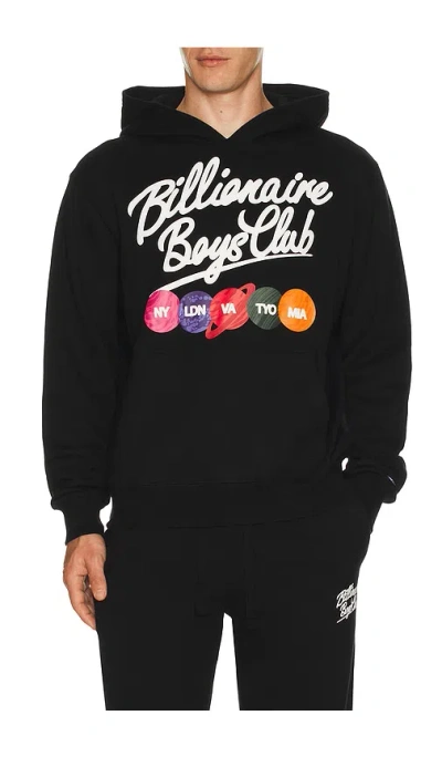 Billionaire Boys Club Script Hoodie In Black