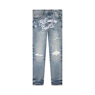 Pre-owned Billionaire Boys Club Script Jean 'gamma' | Blue | Men's Size 38