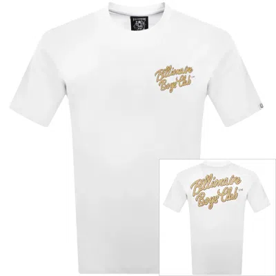 Billionaire Boys Club Script Logo T Shirt White