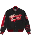 Billionaire Boys Club Script Og Varsity Jacket In Black