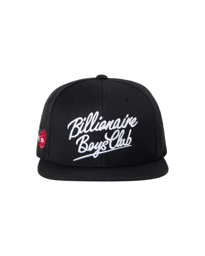 Billionaire Boys Club Kids' Script Snapback In Black