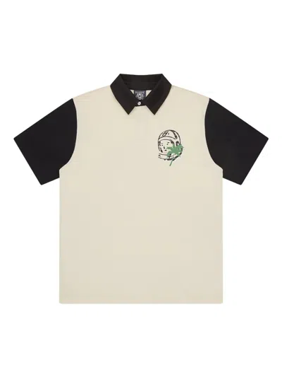 Billionaire Boys Club Short-sleeve Graphic-design Polo Shirt In Neutral