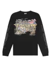 Billionaire Boys Club Siesta Graphic-print Long-sleeve T-shirt In Black