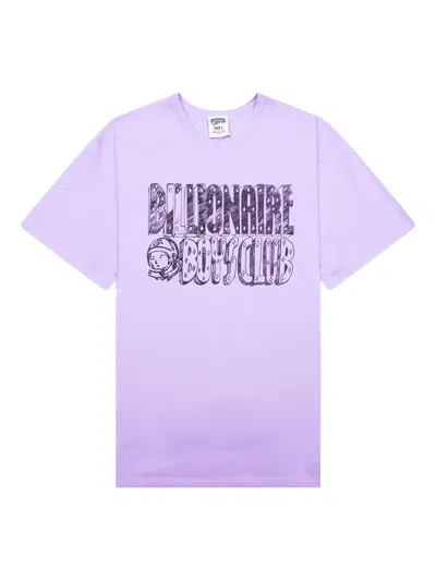 Billionaire Boys Club Sketch Astronaut T-shirt In Purple