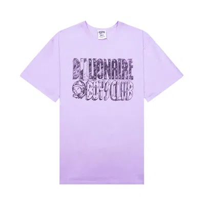 Pre-owned Billionaire Boys Club Sketch Short-sleeve Tee 'pastel Lilac' | Purple | Men's Size M