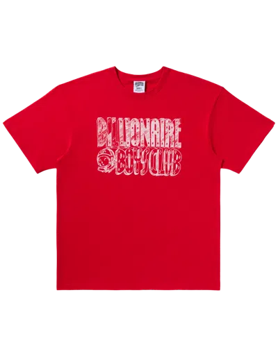 Billionaire Boys Club Kids' Sketch Tee In Red