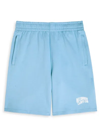 Billionaire Boys Club Small Arch Logo-printed Cotton Shorts In Blue