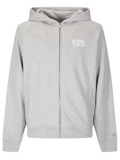 BILLIONAIRE BOYS CLUB SMALL ARCH LOGO ZIP THROUGH SWEATSHIRT