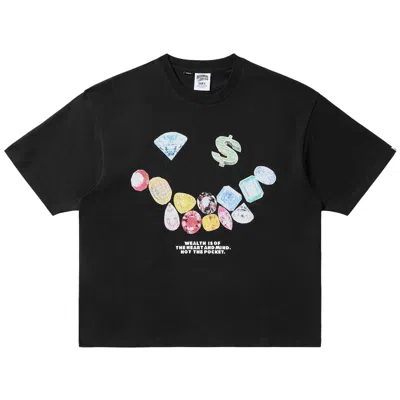 Pre-owned Billionaire Boys Club Smile Crop Fit Tee 'black' | Men's Size Xxl