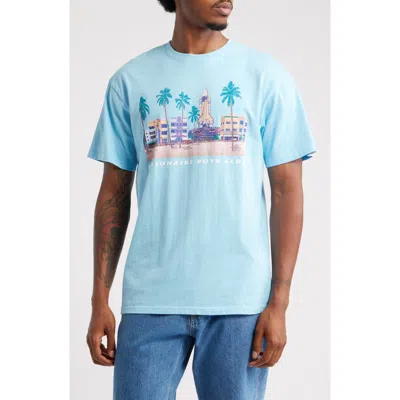 Billionaire Boys Club South Beach Graphic T-shirt In Blue