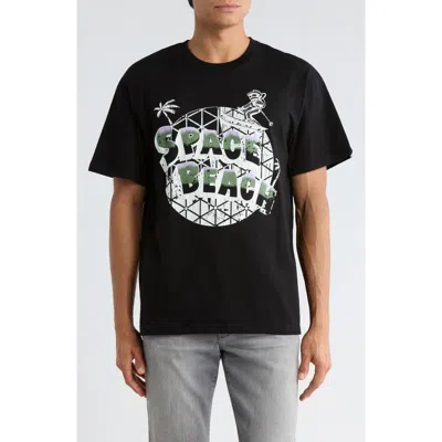 Billionaire Boys Club Space Epcot Graphic Short Sleeve T-shirt In Black