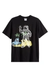 Billionaire Boys Club Space Sand Graphic T-shirt In Black