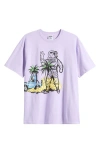 Billionaire Boys Club Space Sand Graphic T-shirt In Purple