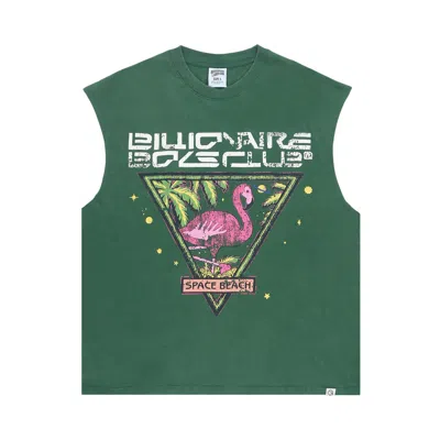 Pre-owned Billionaire Boys Club Space Sleeveless T-shirt 'eden' | Green | Men's Size S