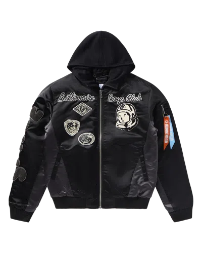 Billionaire Boys Club Kids' Space Suit Bomber Jacket In Black
