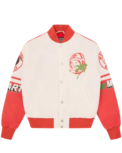 Billionaire Boys Club Kids' Stadium Bomber Jacket In Pink