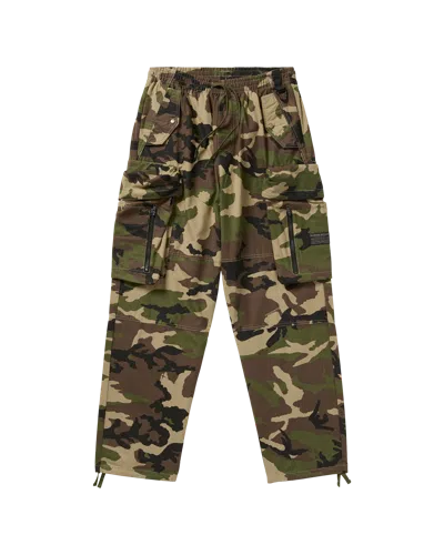 Billionaire Boys Club Kids' Star Camo Cargo Pants (loose Fit) In Green