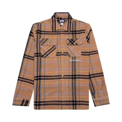 Pre-owned Billionaire Boys Club Stardust Long-sleeve Shirt 'latte' | Tan | Men's Size Xl In Brown