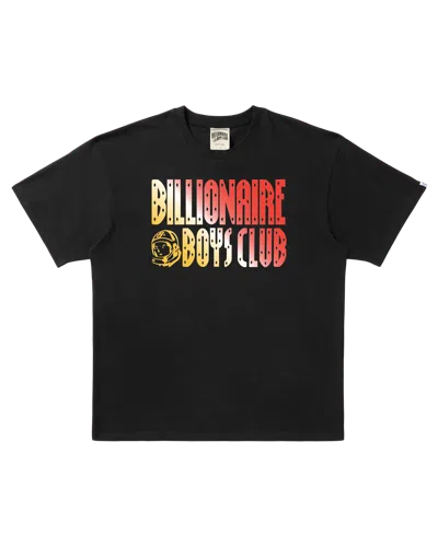 Billionaire Boys Club Kids' Straight Logo Gradient Tee In Black