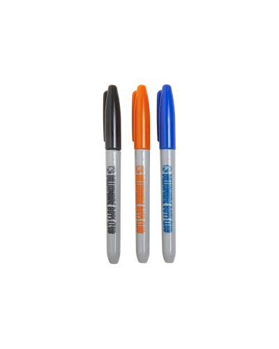 Billionaire Boys Club Straight Logo Sharpie 3-pack In Multi