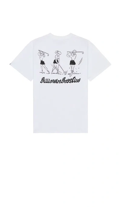 Billionaire Boys Club Swing Short Sleeve Tee In White