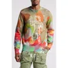 Billionaire Boys Club Thermal Astro Print Sweater In Multi