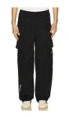 Billionaire Boys Club Bb Thrusters Cotton Drawstring Cargo Pants In Black