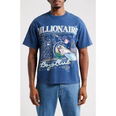 Billionaire Boys Club To The Moon Graphic T-shirt In Blue