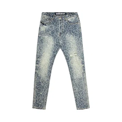 Pre-owned Billionaire Boys Club Trek Slim Fit Jeans 'martian' | Blue | Men's Size 30