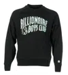 Billionaire Boys Club Tri Tone Arch Logo Crewneck Sweatshirt Black In Black