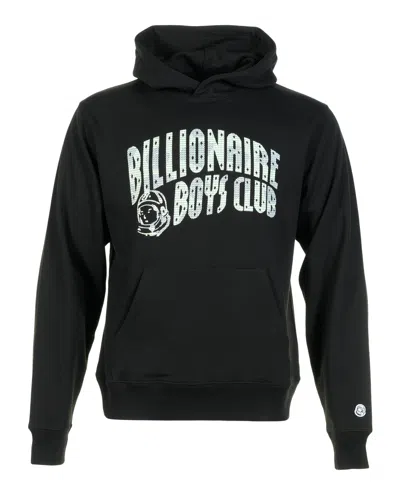 BILLIONAIRE BOYS CLUB TRI TONE ARCH LOGO POPOVER HOODY BLACK