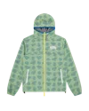Billionaire Boys Club Tri-tone Diamonds & Dollars Windbreaker Jacket In Green