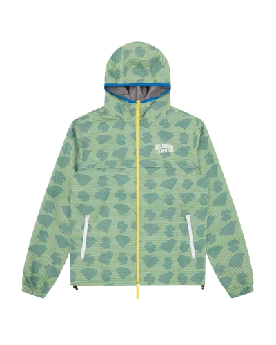 Billionaire Boys Club Kids' Tri-tone Diamonds & Dollars Windbreaker Jacket In Green
