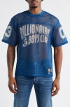 Billionaire Boys Club Varsity Mesh Graphic Jersey In Blue