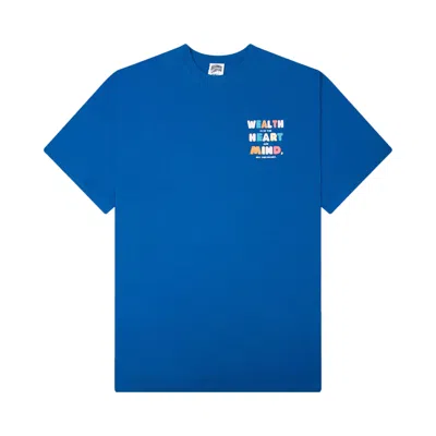 Pre-owned Billionaire Boys Club Wealth Curve Short-sleeve Tee 'lapis Blue' | Men's Size L