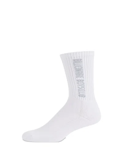 Billionaire Boys Club White Logo-print Socks