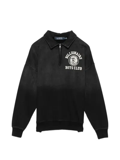 Billionaire Boys Club World College Quarter Sweatshirt In Black