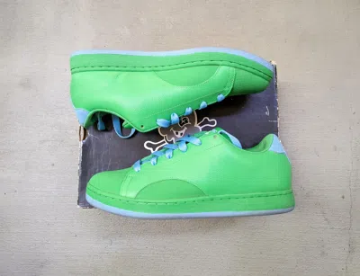 Pre-owned Billionaire Boys Club X Icecream Reebok Bbc Icecream Boardflip Green Blue Size 9.5 Shoes In Green/blue