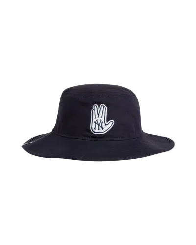 Billionaire Boys Club X New York Yankees Kids' New Era Ny Yankees Bucket Hat In Blue