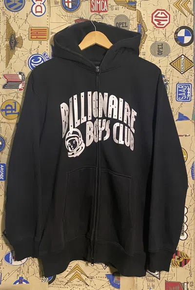 Pre-owned Billionaire Boys Club X Vintage Bbc Billionaire Boys Club Astronaut Full Zip Hoodie In Black
