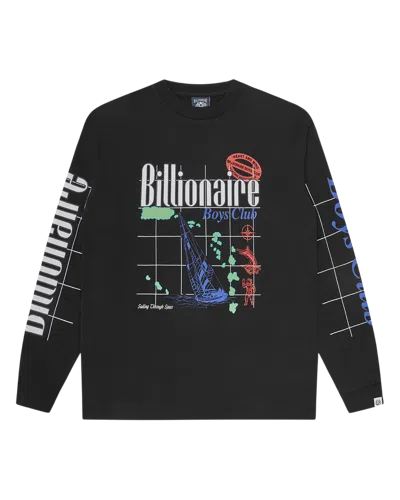Billionaire Boys Club Kids' Yachting Ls T-shirt In Black