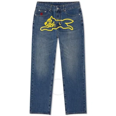 Billionaire Boys Men's Blue Icecream Running Dog Jeans